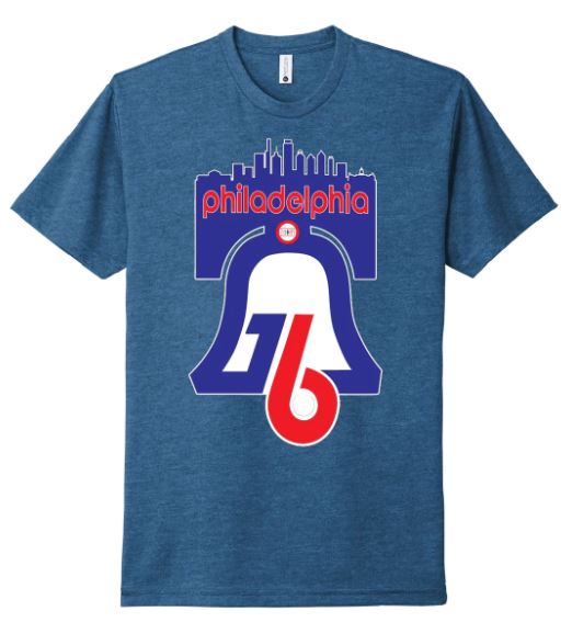 Philadelkphia 76ers Liberty Bell- Tshirt (2 colors)
